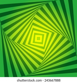 Abstract vector illustration optical illusion 