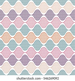Abstract vector illustration. Pattern of curved line. Can be used for wallpaper, pattern fills, textile, web page background, surface textures, Image for advertising booklets, banners, flyers.