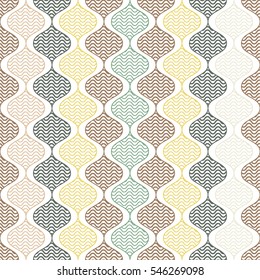 Abstract vector illustration. Pattern of curved line. Can be used for wallpaper, pattern fills, textile, web page background, surface textures, Image for advertising booklets, banners, flyers.
