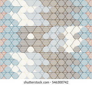 Abstract vector illustration. Pattern of curved line. Can be used for wallpaper, pattern fills, textile, web page background, surface textures, Image for advertising booklets, banners, flyers.