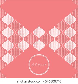 Abstract vector illustration. Pattern of curved line. Can be used for wallpaper, pattern fills, textile, web page background, surface textures, Image for advertising booklets, banners, flyers.