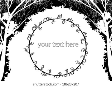 Abstract vector illustration with place for text