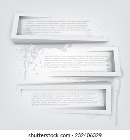 Abstract vector Illustration with place for text. Hand drawn watercolor blot. Template poster with paint splash pattern. Background design for banner, flyer, cover, brochure.