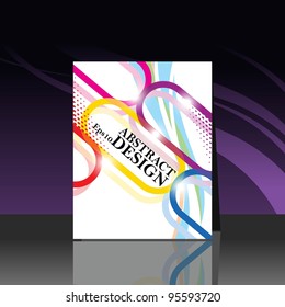 Abstract  vector illustration Presentation of flayer design content background.