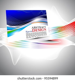 Abstract  vector illustration Presentation of flayer design content background.