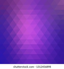 abstract vector illustration. purple geometric design. triangle background. polygonal and mosaic style. layout for advertising 