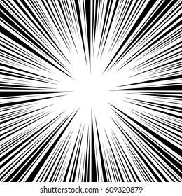  Abstract vector illustration radial speed motion background.