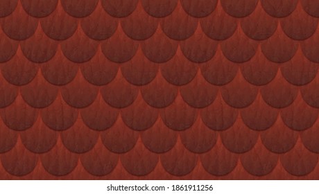 An Abstract Vector Illustration of Red Dragon Scales Pattern