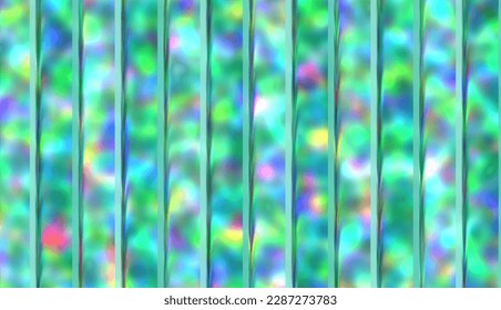 Abstract vector illustration of rough glass surface with shiny gradient colors