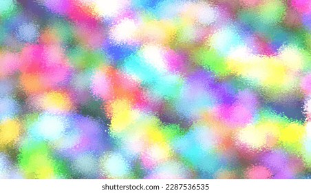 Abstract vector illustration of rough glass surface with shiny gradient colors