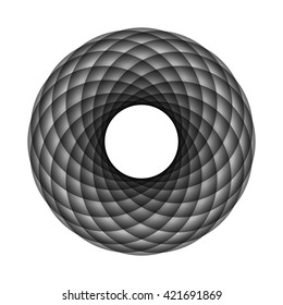 Abstract vector illustration. Sacred geometry.