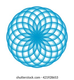 Abstract vector illustration. Sacred geometry.