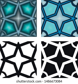 Abstract vector illustration of seamless pattern for ceramic tile Flooring and  walls. Textured mosaic for backgrounds.Template for industrial products.