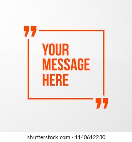 Abstract vector illustration with shape speech talking cloud of white color. Quote vector geometric origami speech bubble background and place for message sign. Colorful banners set