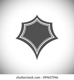 Abstract vector illustration - shield 