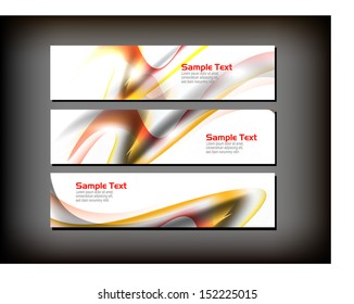 Abstract vector illustration for shiny wave in colorful background.