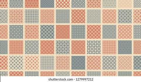 Ilustración del vector abstracto. Diseño gráfico simple. Patrón para impresión textil, embalaje, envoltura, etc.