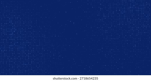 Ilustración vectorial Abstractas con Pequeños cuadrados y píxeles. naranja Punto semitono con opacidad aleatoria. eps10