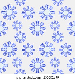 Abstract vector illustration of a snowflake