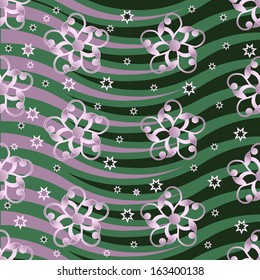 abstract vector illustration with stars
