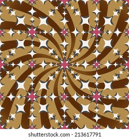 Abstract vector illustration with stars