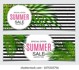Abstract Vector Illustration Summer Sale Background. EPS10