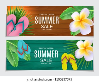 Abstract Vector Illustration Summer Sale Background. EPS10