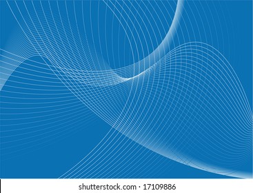 Abstract vector illustration of a swirly background