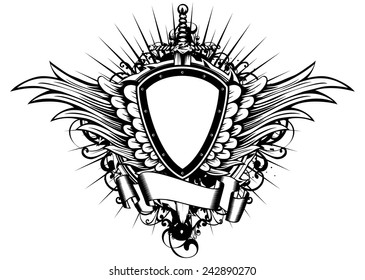 3-713-shield-sword-tattoo-shutterstock