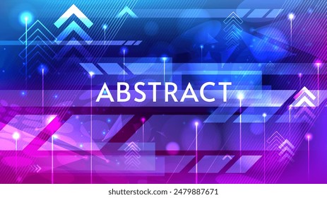 Abstract vector illustration. Technology background design for wallpaper, poster, banner, web. 