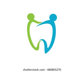 Abstract Vector illustration of teeth Dental logo