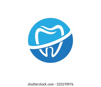 Abstract Vector illustration of teeth Dental logo