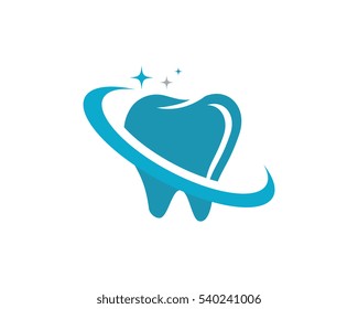 Abstract Vector illustration of teeth Dental logo