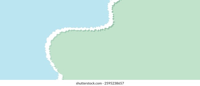 Abstract vector illustration of torn paper with geography and map symbols representing countries and continents.