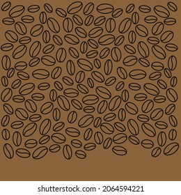 Abstrakte Vektorgrafik.  Wird für Banner, Karten, Poster und Drucke verwendet.  Größbares Logo ohne Qualitätsverlust. Bild des Kaffees für ein Café