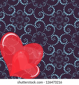 abstract vector illustration of Valentine's Day