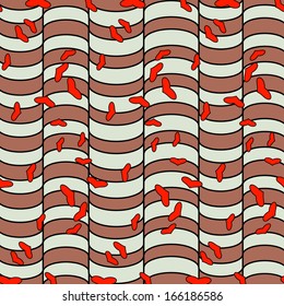 abstract vector illustration of Valentine's Day