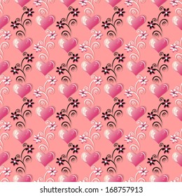 Abstract vector illustration of Valentine's Day