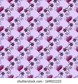 Abstract vector illustration of Valentine's Day