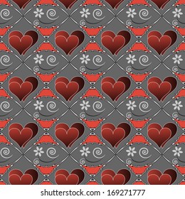Abstract vector illustration of Valentine's Day 