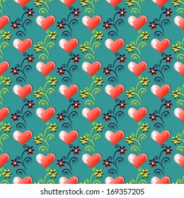 Abstract vector illustration of Valentine's Day