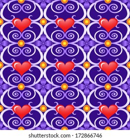 Abstract vector illustration of Valentine's Day