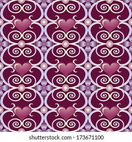 Abstract vector illustration of Valentine's Day