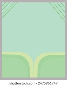 Abstract vector illustration with wave, stripe and circle design for poster, banner, social media