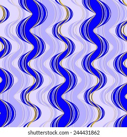 Abstract vector illustration of wavy lines