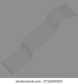 Ilustração vetorial abstrata de um design de fundo branco com padrões de ondas artísticas e formas geométricas para uma decoração de papel de parede....