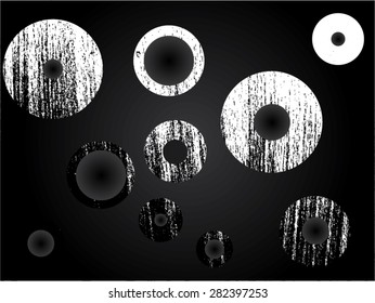 Abstract vector illustrator, grunge style