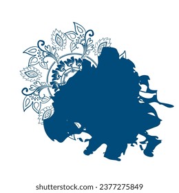 abstracto vector de manchas de textura indias pintura fondo moderno
