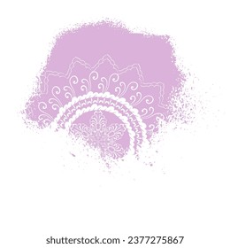 abstract vector indian textured blots paint modern background