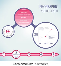Abstract vector infographic